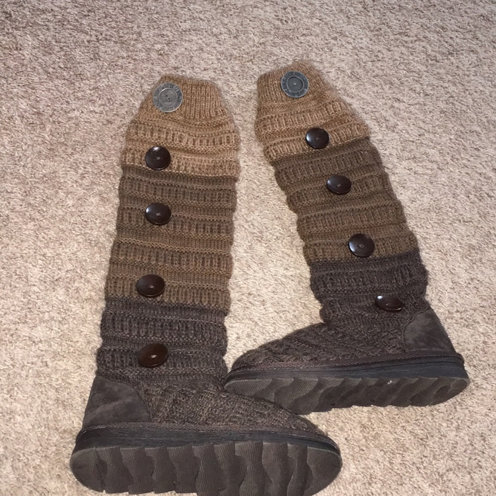Muk luks ombré sweater boots